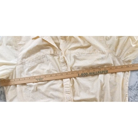 Laura Scott 20/22W‎ Shirt Top Women Roll Tab Sleeves Button Up 100% Cotton READ - Picture 10 of 12